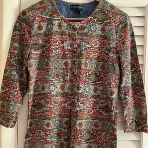 Patterned Multicolor Women's Jacket